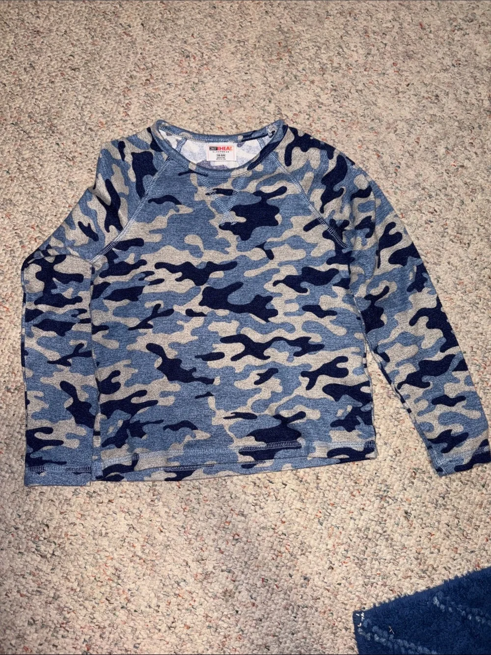 Blue Camo Kids Pajama Set